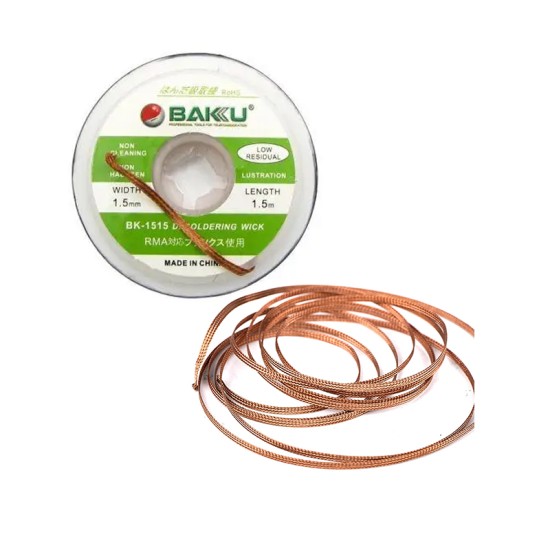 Baku Desoldering Wick Wire BK-1515A 1.5mm/1.5m